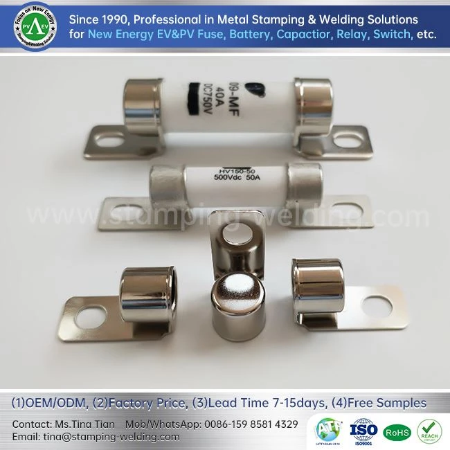 Copper Fuse Caps For Electrical Connectors