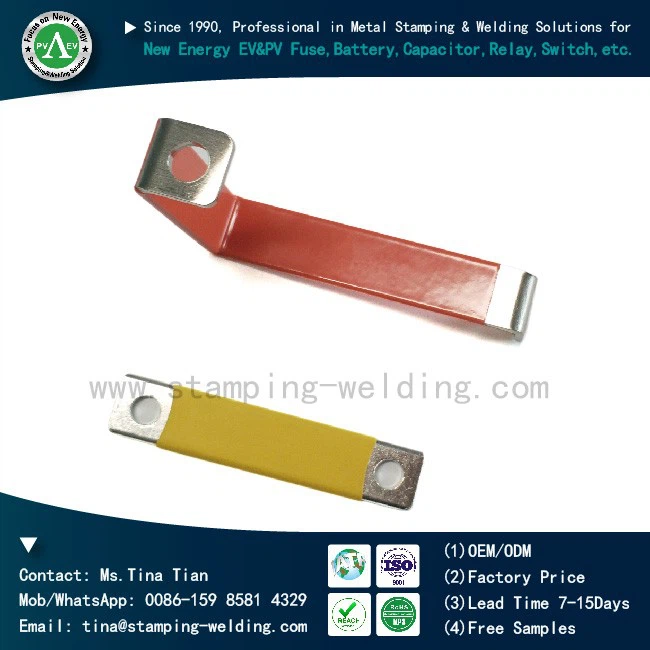 High quality Insulated Flexible Copper Bus Bars with Heat Shrink Tube