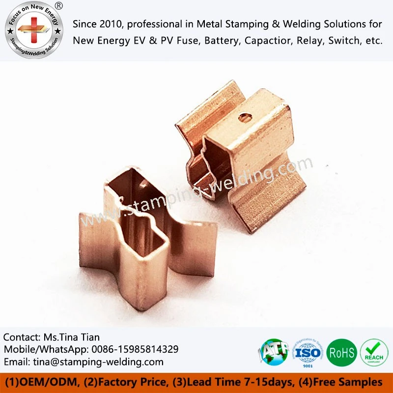 Punching Metal Stamping Copper Contact Parts