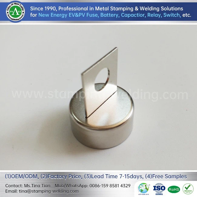 Custom Nickel Plated EV Copper Cap