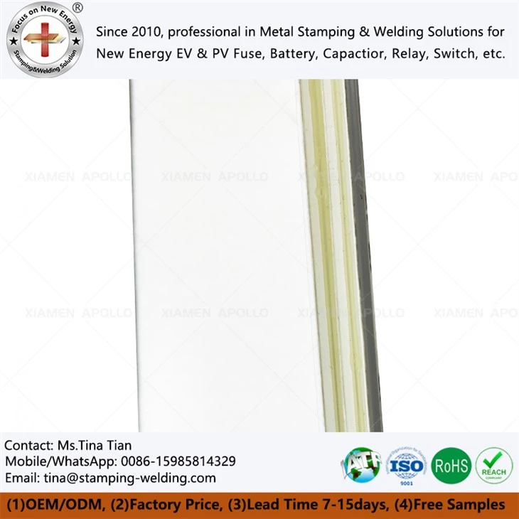 Laminated aluminum busbar