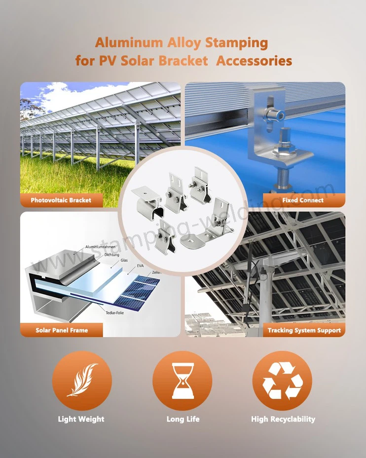 Supply Customized Aluminum Wall Bracket for PV Solar Bracket Accessories Supply Customized Aluminum Wall Bracket for PV Solar Bracket Accessories
