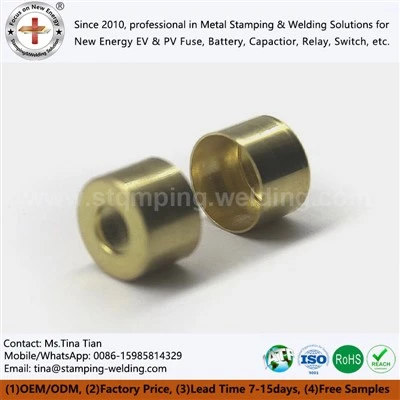 Fuse End Caps Brass